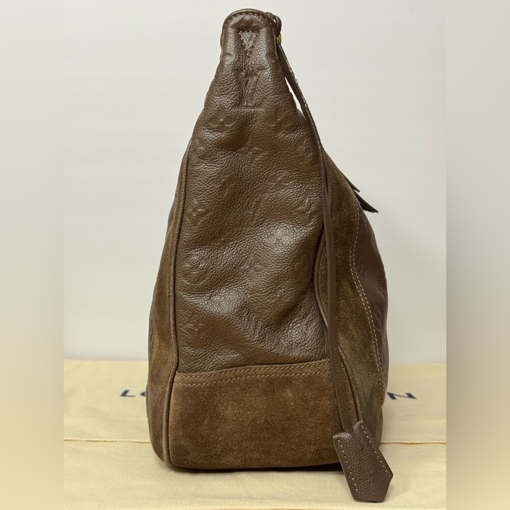 LOUIS VUITTON CHOCOLAT MONOGRAM EMPREINTE LEATHER AUDACIEUSE PM BAG - Picture 3 of 16